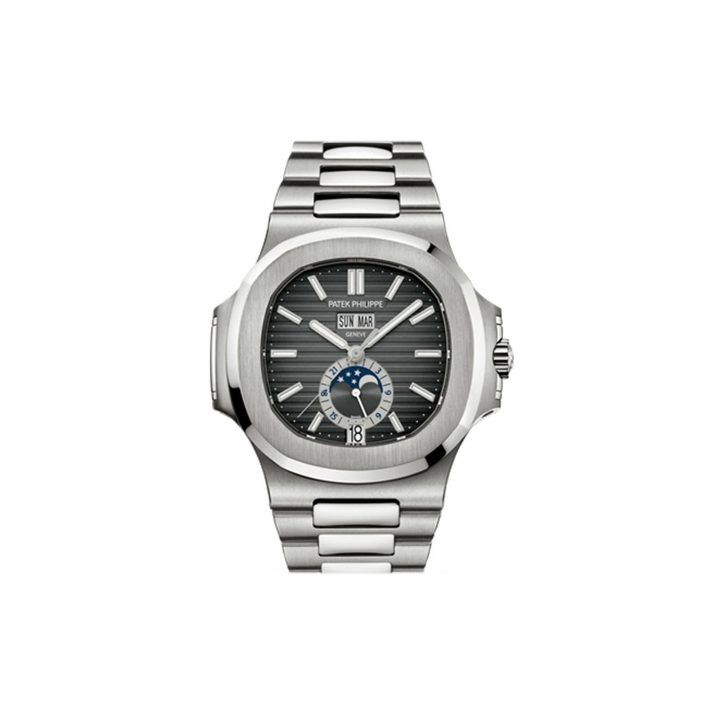 PATEK PHILIPPE NAUTILUS BLACK DIAL MEN'S 41MM  WATCH 5726/1A-001